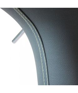 Cosma Sgabello Jago Grigio in Metallo e Plastica 39,5x44,5x58/78 cm