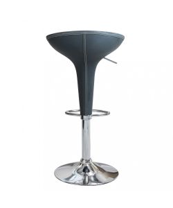 Cosma Sgabello Jago Grigio in Metallo e Plastica 39,5x44,5x58/78 cm