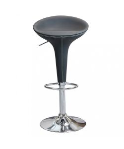 Cosma Sgabello Jago Grigio in Metallo e Plastica 39,5x44,5x58/78 cm