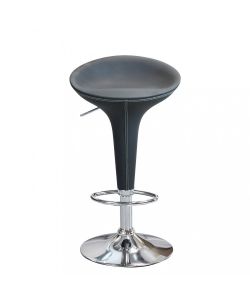 Cosma Sgabello Jago Grigio in Metallo e Plastica 39,5x44,5x58/78 cm