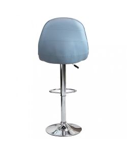 Cosma Sgabello Flynn Grigio Metallo/Ecopelle 59x55x95/116 cm Moderno