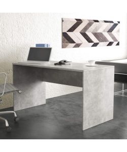 Cosma Scrivania Josie Grigio Effetto Cemento 138,5x68x75 cm Rettangolare