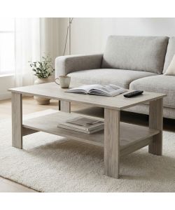 Cosma Tavolino Salotto Pino Chiaro 100x55x41 cm Moderno Rettangolare