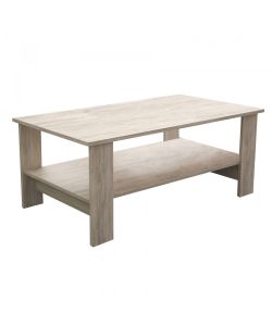 Cosma Tavolino Salotto Pino Chiaro 100x55x41 cm Moderno Rettangolare