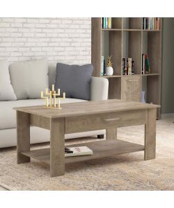 Cosma Tavolino Salotto Myrto Rovere Chiaro 110x60x44 cm Moderno