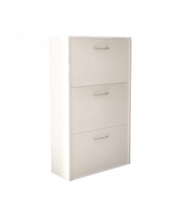 Cosma Scarpiera Moderna 3 Ante a Ribalta Bianco 59x25x105 cm