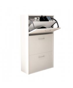 Cosma Scarpiera Moderna 3 Ante a Ribalta Bianco 59x25x105 cm