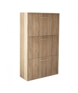 Cosma Scarpiera moderna 3 ante a ribalta olmo chiaro 59x25x105 cm