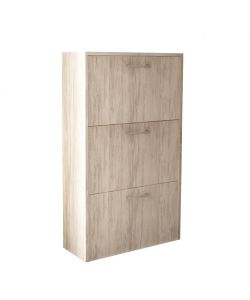 Cosma Scarpiera 3 Ante a Ribalta Pino Chiaro 59x25x105 cm Moderna
