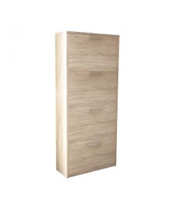 Cosma Scarpiera 4 ante a ribalta Pino chiaro 59x25x140 cm moderna