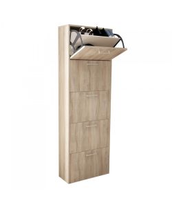 Cosma Scarpiera 5 Ante a Ribalta Olmo Chiaro 59x25x172 cm Moderna