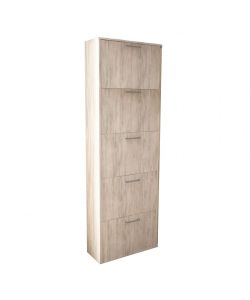 Cosma Scarpiera 5 Ante a Ribalta Pino Chiaro 59x25x172 cm Moderna