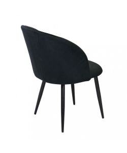 Cosma Poltrona Sissy Ecopelle Nero 50x50x76 cm Senza Braccioli