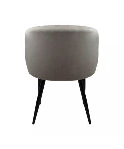 Cosma Poltrona Yasmina Velluto Tortora 50x50x76 cm Senza Braccioli