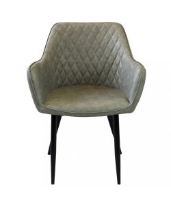 Cosma Poltrona Sindy in Ecopelle Tortora 56x60x87 cm Senza Braccioli