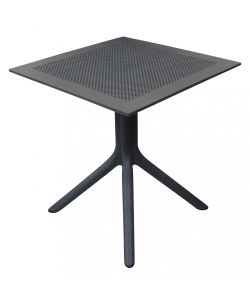 Cosma Tavolo Jarvis da Giardino Quadrato 80x80 cm Antracite Resistente Esterno