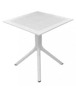 Cosma Tavolo Esterno 70x70 cm Polipropilene Bianco Quadrato