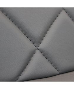 Cosma Sedia Blossom Grigio Ecopelle Senza Braccioli 41x50x91 cm