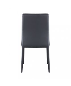 Cosma Sedia Blossom Grigio Ecopelle Senza Braccioli 41x50x91 cm