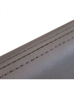 Cosma Sedia Cammie Marrone in Acciaio ed Ecopelle 41x50x91 cm