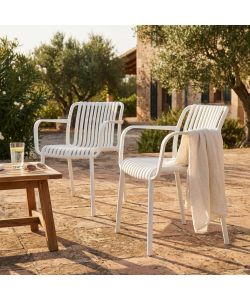 Cosma Poltrona Impilabile Bianco 58x57x80cm in Polipropilene