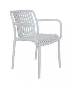 Cosma Poltrona Impilabile Bianco 58x57x80cm in Polipropilene