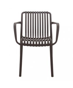 Cosma Poltrona Impilabile in Polipropilene 58x57x80cm Taupe