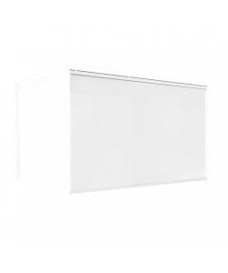 Cosma Laterale Pergola Bioclimatica 4x4 in Textilene Bianco cm 270x218