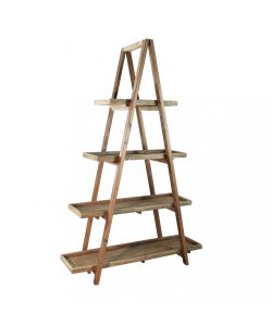 Cosma Libreria Callie in legno di pino marrone 120x43x183 cm