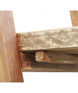 Cosma Libreria Callie in legno di pino marrone 120x43x183 cm