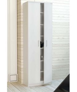 Cosma Mobile 2 Ante Bianco 60x33x192 cm in Truciolare Bilaminato