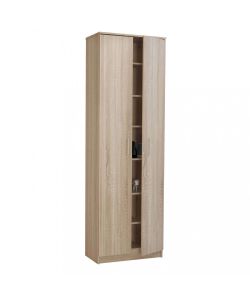 Cosma Mobile 2 ante Quercia Chiaro cm 60x33x192 h Truciolare Bilaminato