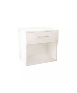 Cosma Comodino Nightstand Bianco 44,5x35x43,5 cm in Legno Moderno