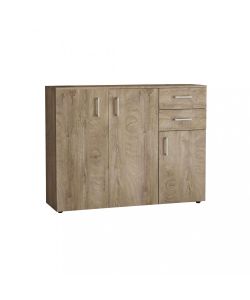 Cosma Mobile Flexi Rovere Chiaro 106x36x83 cm con 1 Cassetto Moderno