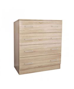 Cosma Mobile 4 Cassetti Quercia Chiaro 80x45x109h cm Moderno