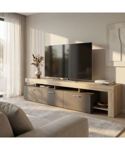 Cosma Mobile Porta TV Vale Olmo 220x40x52 cm Truciolare Rustico