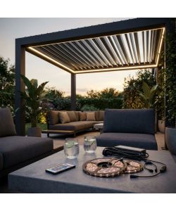 Cosma LED per Pergola Bioclimatica 3x3 Multicolor con Telecomando