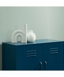 Bizzotto Vaso Decorativo Sferico in Porcellana Bianco 16 cm