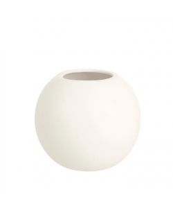 Bizzotto Vaso Althea Porcellana Bianco d.13 cm H11 cm Decorativo Interno