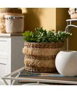 Bizzotto Vaso Althea Porcellana Bianco d.13 cm H11 cm Decorativo Interno