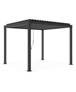 Bizzotto Pergola Bioclimatica Garda colore Antracite - 3x3xH2,4m