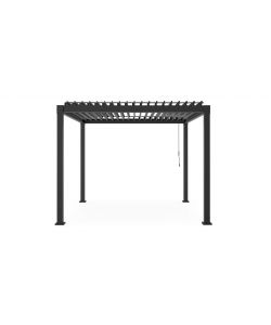Bizzotto Pergola Bioclimatica Garda colore Antracite - 3x3xH2,4m