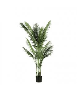 Bizzotto Pianta Artificiale Kenzia 180 cm con Vaso Nero per Interni ed Esterni