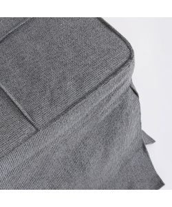Bizzotto Pouf Letto Barney Grigio Scuro 1 Posto 194x70x44 cm Interni