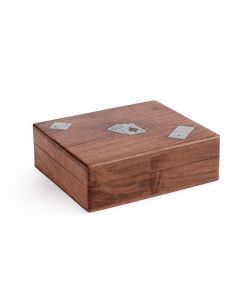 Bizzotto Scatola decorativa in legno di acacia 16,5x13,8 cm