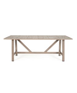 Bizzotto Tavolo Kalimera 206X106 cm Timber Alluminio e Porcellana