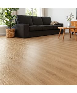 SPC FLOOR WOOD Pavimento Laminato Rovere Medio 122x18,4cm 10Pz