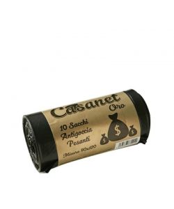 Casanet Sacchi per la spazzatura - Nero - 90x120 cm