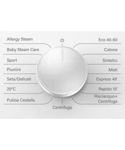 Daya Lavatrice Slim 6kg Inverter Bianco 1000 Giri Compatta Classe A