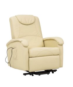 Cosma Poltrona Relax Elettrica Reclinabile Beige 72x95/182 cm